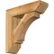 Ekena Millwork Imperial Slat Rough Sawn Bracket w/ Offset Brace, Western Red Cedar, 6"W x 20"D x 20"H BKT0604X20X20IMP06RWR - alternate 1